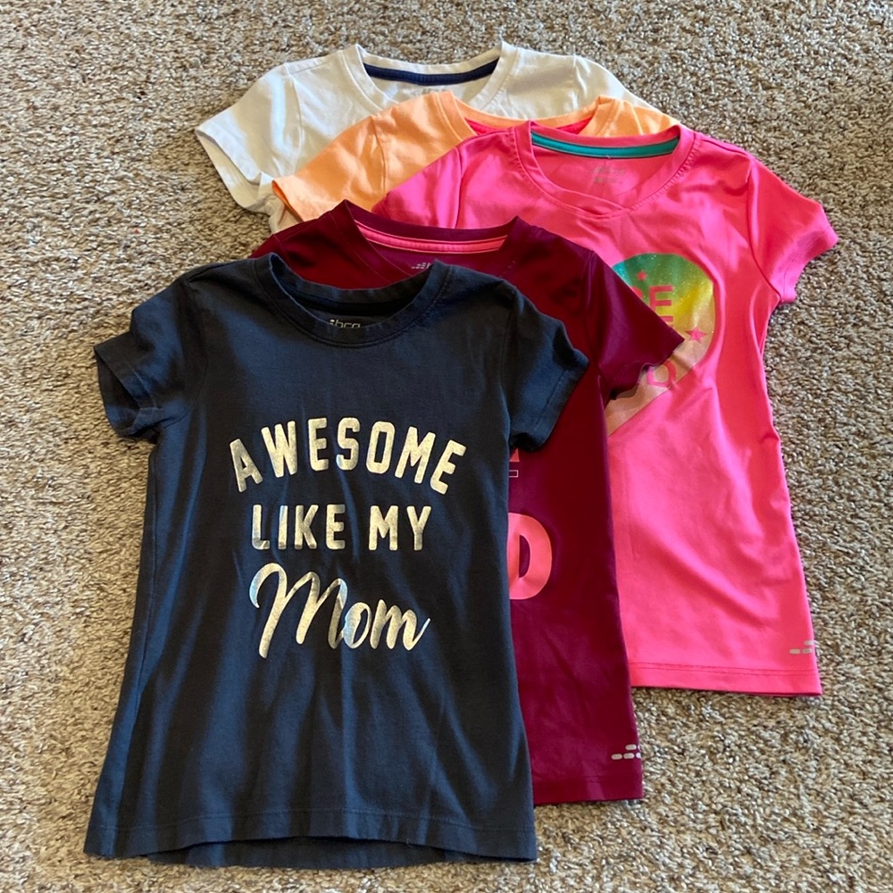 BCG girls size XS graphic tee bundle (5)
